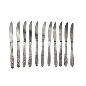 Stanley Roberts SRB-180 Lot of 11‎ Butter Knives Staineless Silver